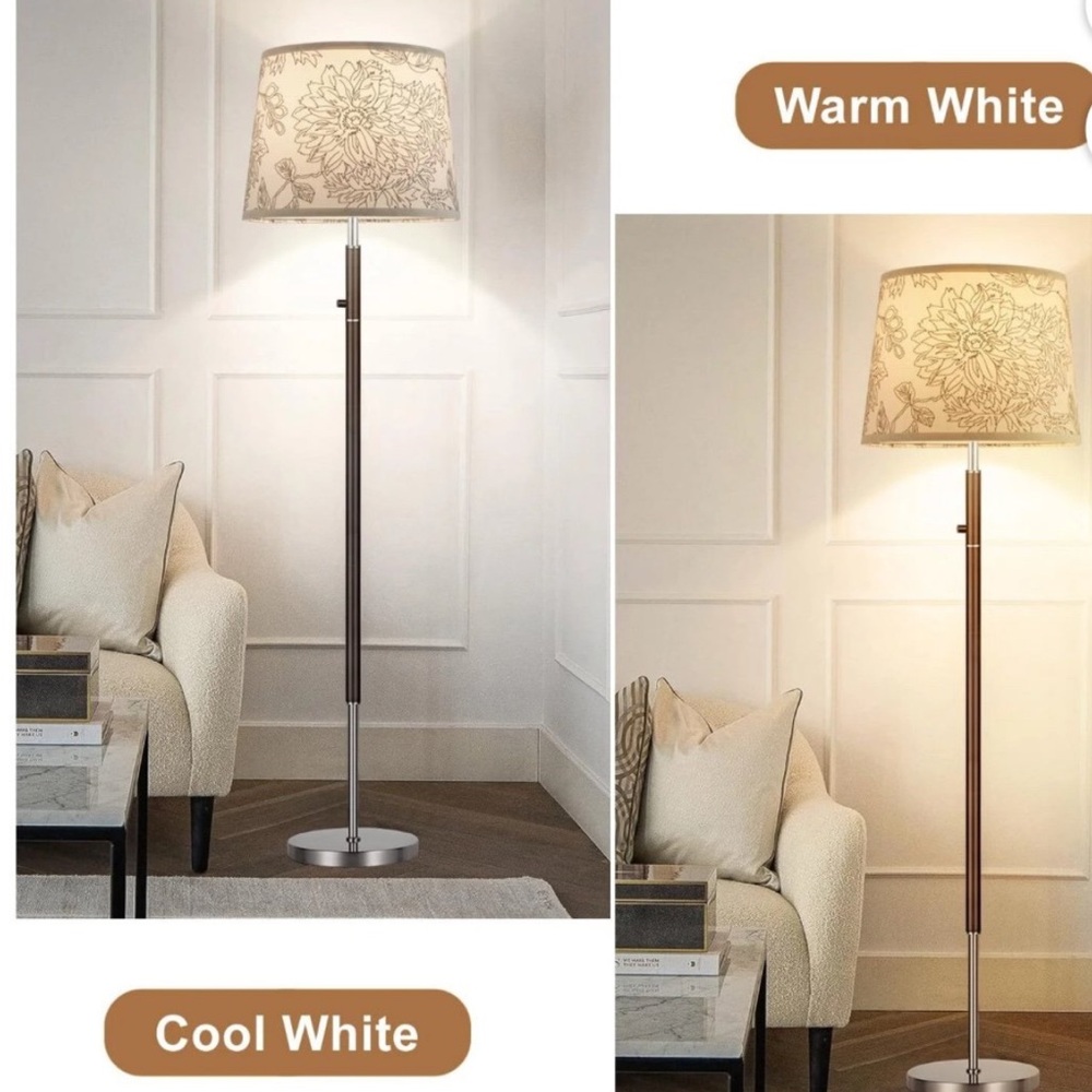 Toile Stitch Lamp Shade x2 shells Linen Drum Slip Uno Fitter 7" H x 8" W x 10" W - Picture 3 of 6